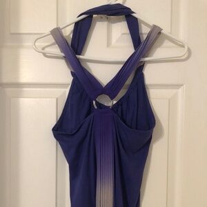 Top with strap around neck